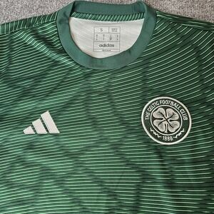 Celtic Football Club Jersey Adidas Soccer Futbol Size Small Slim Fit Green